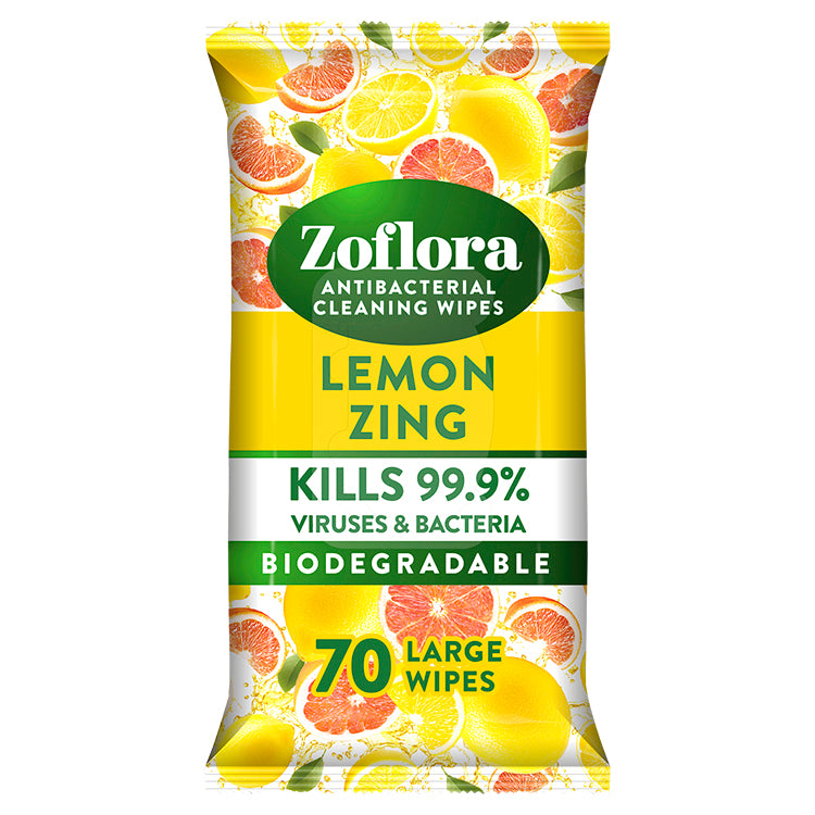 Zoflora Anti-Bac cleaning wipes - Lemon Zing