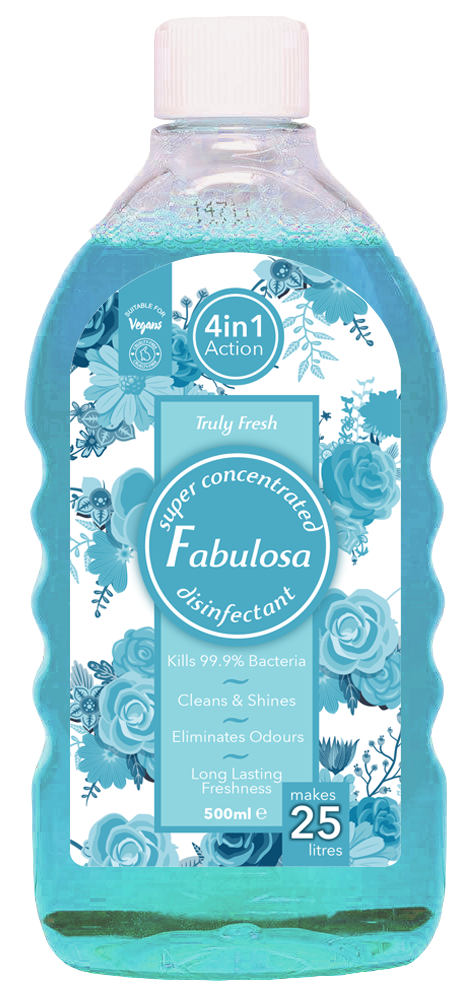 Fabulosa 4 in One Concentrated Disinfectant - Truly Fresh (500ml)